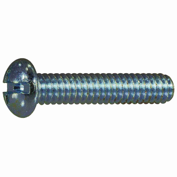 Midwest Fastener 1/4"-20 x 1-1/4 in Combination Phillips/Slotted Round Machine Screw, Zinc Plated Steel, 100 PK 07685 - main